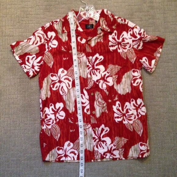 First Wave Tropical Button-Up Shirt 8 - Picture 4 of 8